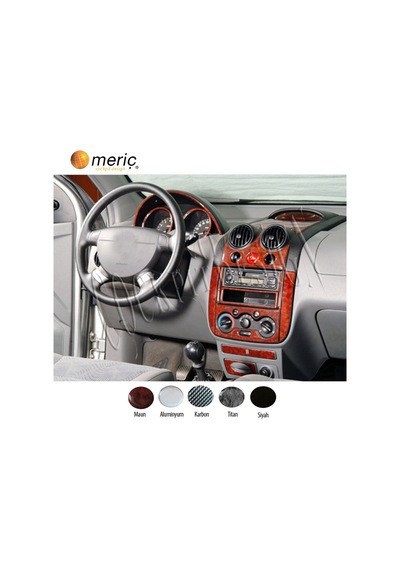 Meriç® Chevrolet Kalos Ön Torpido Kaplama 6 Parça 2002-2009 (530156055)