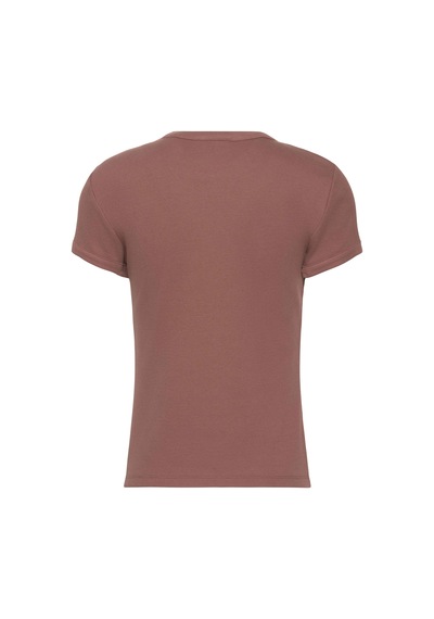 Calvin Klein Kadın Marka Logolu Günlük Kullanıma Uygun Gül Kurusu T-shirt Lv047f240g 41j