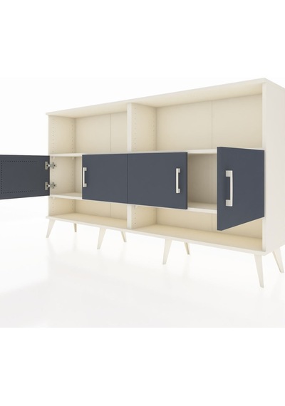 Arges Konsol 4 Raflı 4 Kapaklı 176x30x99 Aytaşı-antrasit Aytaşı-antrasit Arges Konsol 4 Raflı 4 Kapaklı 176x30x99 Aytaşı-antrasit Aytaşı-antrasit