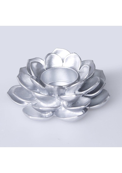 Garden Tealight Mumluk Gümüş