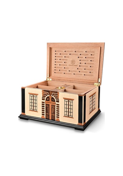 Küba Evi Tasarımı Sedir Humidor Puro Kutusu 250s