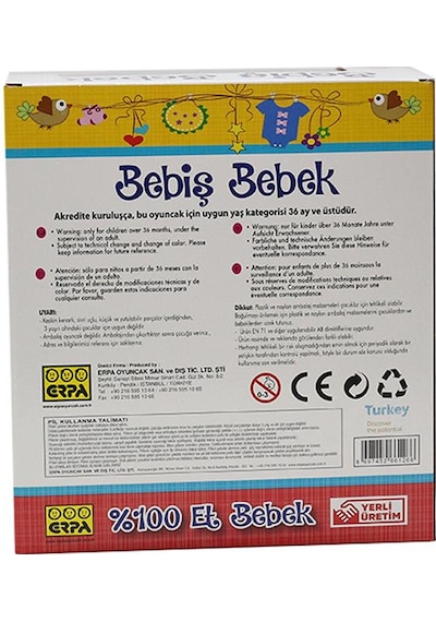 Türkçe Konuşan Altını Islatan Bebiş Et Bebek