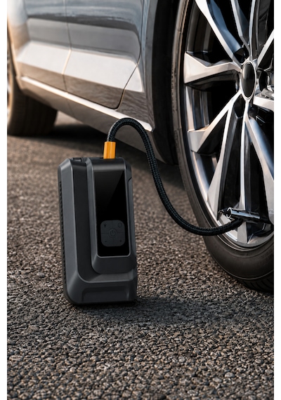 Laiser 18.000 Mah Akım Korumalı Akü Takviye Cihazı, Lastik Şişirme Pompası, Powerbank Özellikli Led Işıklı Kompresör