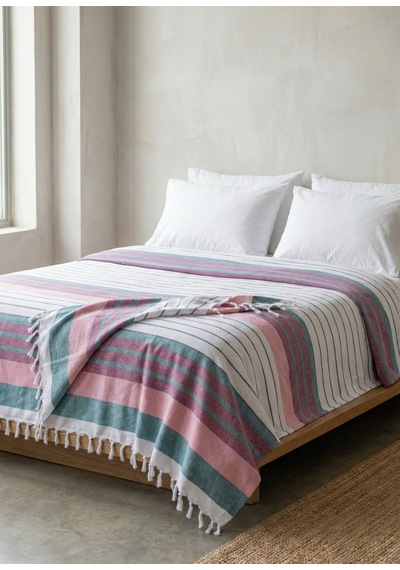 Çift Kişilik Pike 180x220 Cm Çizgili Çok Renkli %70 Pamuk %30 Polyester Dört Mevsim Kullanım Türkiye Üretim Tek Parça Pike Lacivert Çift Kişilik Pike 180x220 Cm Çizgili Çok Renkli %70 Pamuk %30 Polyester Dört Mevsim Kullanım Türkiye Üretim Tek Parça Pike Lacivert