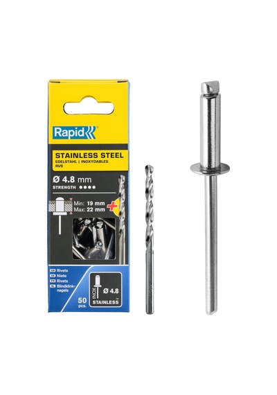 Perçin 4.8x25 Mm Paslanmaz Matkap Ucu