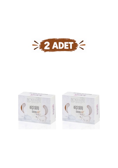 Rosemix - 711 - - Keçi Sütü Sabunu Kutulu 90 Gr - 2 Adetlik - Shophnrl - Set Ürün Diğer