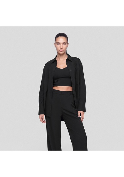 Qua Home Amara Kadın Wide Leg Pantolon Siyah Çok Renkli