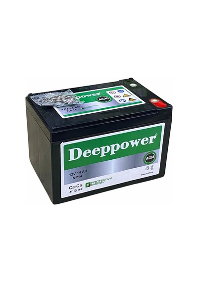 Deeppower 12v 14 Ah Elektrikli Bisiklet Aküsü Agm 150 97 95