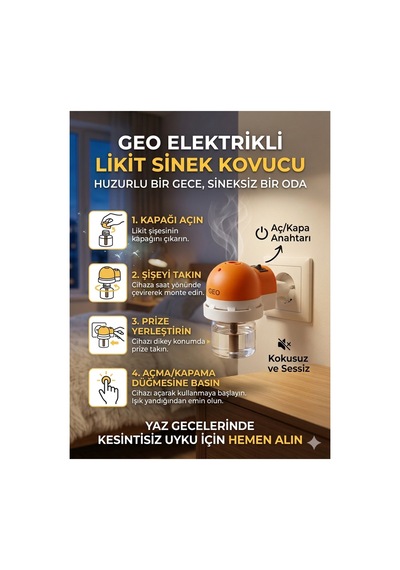 Sinek Kovucu Likit 60 Gece A Kalite Alman Ürünü Kokusuz