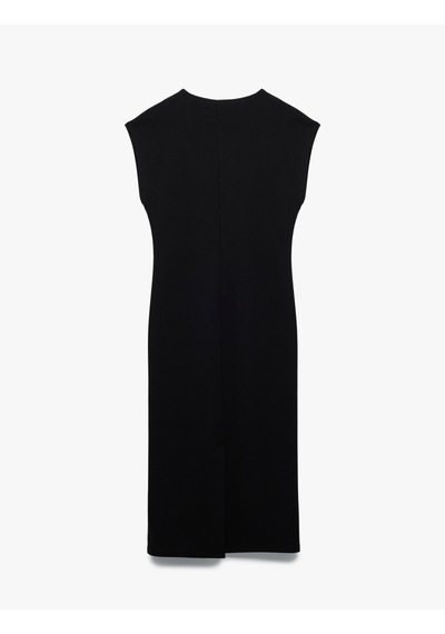 Koton Bürümcük Kumaş Slim Fit Kolsuz Midi Boy V Yaka Bodycon Elbise Siyah 5sak80329ek Siyah Koton Bürümcük Kumaş Slim Fit Kolsuz Midi Boy V Yaka Bodycon Elbise Siyah 5sak80329ek Siyah