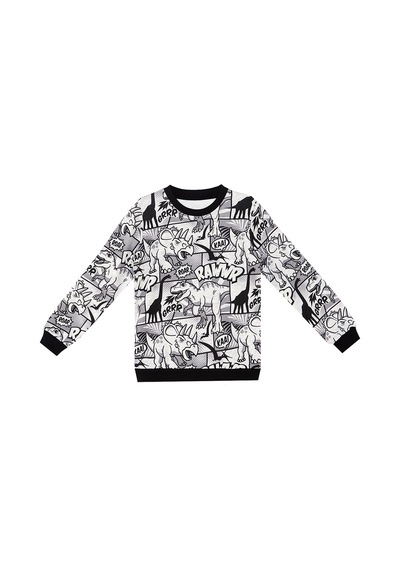 Denokids Mshb&g Çizgi Dino Erkek Çocuk Eşofman Takım Çok Renkli