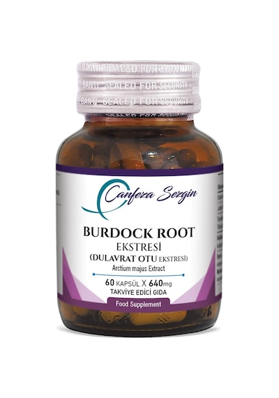 Canfeza Sezgin Burdock Root Dulavrat Otu Eki 60 Kapsül