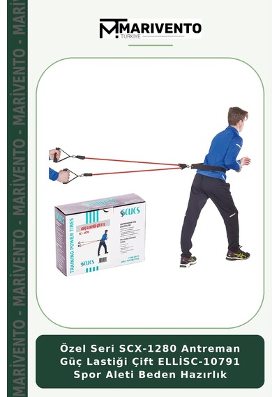 Özel Seri Scx-1280 Antreman Güç Lastiği Çift Ellisc-10791 Spor Aleti Beden Hazırlık Çok Renkli