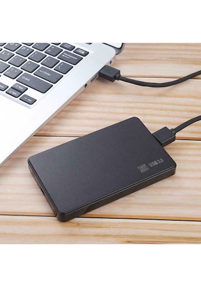 Maxgo 2.5 İnç Usb 3.0 Sata Harddisk HDD Kutusu İnce Siyah