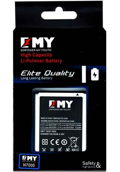 Samsung Galaxy Uyumlu Note N7000 Emy Batarya