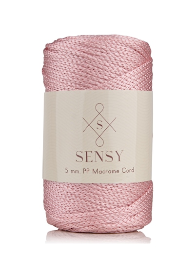 5 Mm - 400 Gr Polyester Makrome Ipi Pembe 95 M Polyester Makrome Ip Supla Ip Ve Çanta Ipliği