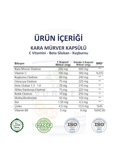 Gökçek Şifa Karamürver 60 Kapsül