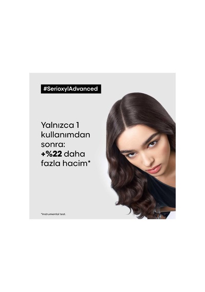 Serie Expert Serioxyl Advanced Incelmiş Saç Telleri Için Yoğunluk Kazandıran Şampuan 500ml