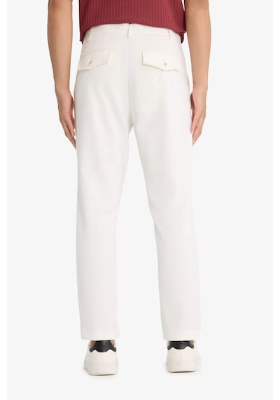 Defacto Tailored Regular Fit Duble Paça Pantolon F0288ax25auer140 Ekru