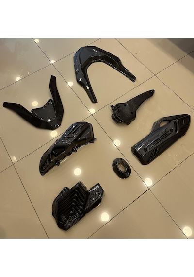 Pcx 125 Karbon Detaylı Aksesuar Set