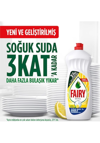 Fairy Sıvı Bulaşık Deterjanı Limon Kokulu 650 ML