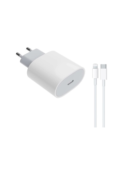 Winex Pd20W Quick Charger Type­-C Kablolu Şarj Aleti Set Beyaz