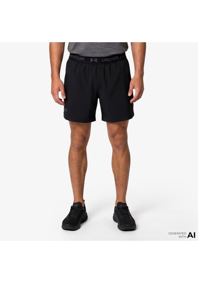 Under Armour Vanish Elite 2in1 Erkek Siyah Antrenman Şortu 6009869