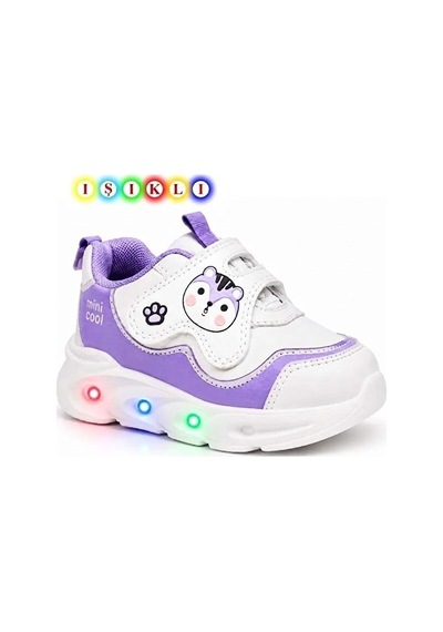 Cool Kids Çoçuk Işıklı Kışlık Su Geçirmez Kaydırmaz Hafif Poli Ortopedik Taban Rahat Cilt Deri Spor Ayakkabı Lila Cool Kids Çoçuk Işıklı Kışlık Su Geçirmez Kaydırmaz Hafif Poli Ortopedik Taban Rahat Cilt Deri Spor Ayakkabı Lila