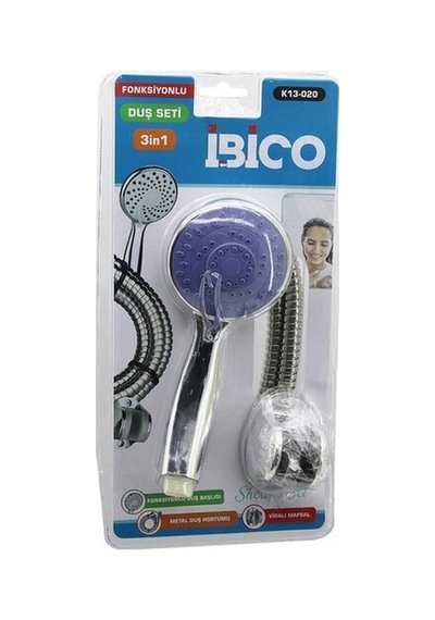 Terapi Etkili 3 Fonksiyonlu Duş Başlığı Seti Bx40 Renkli