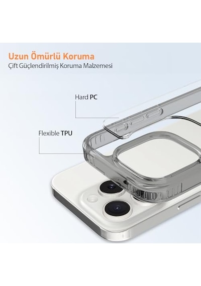 Pro Max İle Uyumlu Air Hybrid Darbe Emici Tpu Ve Pc Kılıf Diğer