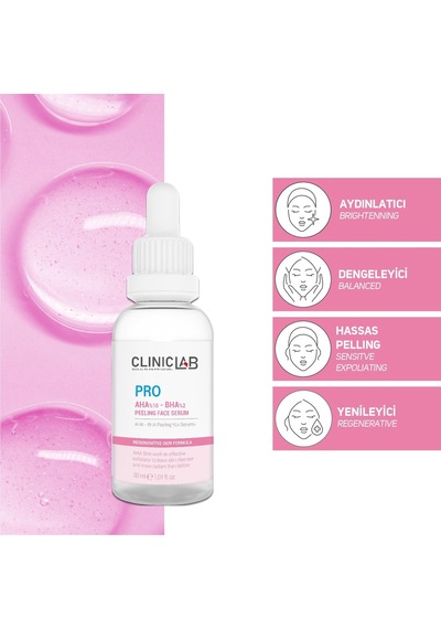 Cliniclab Aha-Bha Aydınlatıcı Exfoliating Yüz Serumu 30 ML