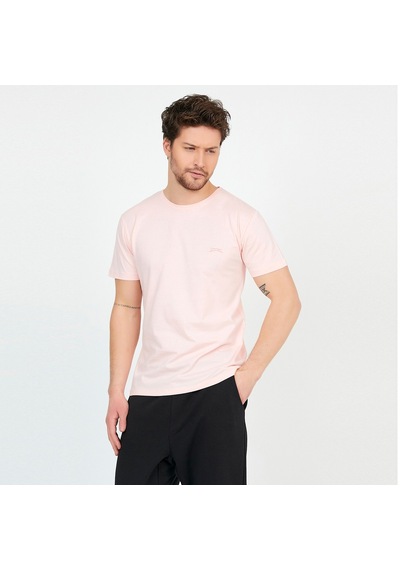 Slazenger SANDER KTN Erkek  Açık Pembe Tişört