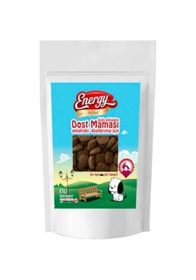 Energy Etli Sokak Köpekleri için Dost Maması 125 G