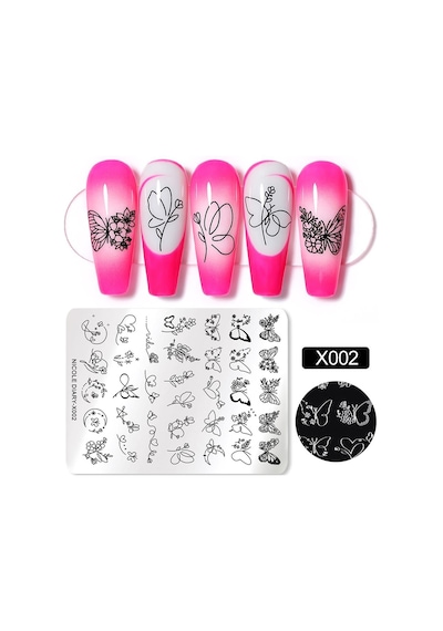 Nicole Diary Metal Stampa Tabakası X002 56249