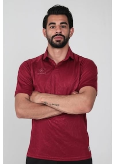 Hummel Dream Kamp Tişört, Polo Yaka Bordo