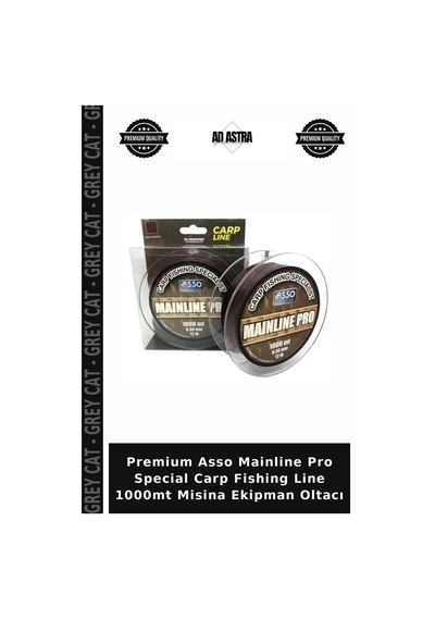 Premium Asso Mainline Pro Special Carp Fishing Line 1000mt Misina Ekipman Oltacı 0.40mm