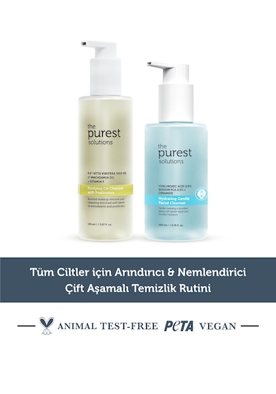 Tüm Cilt Tipleri İçin Arındırıcı&nemlendirici Çift Aşamalı Temizlik Rutini