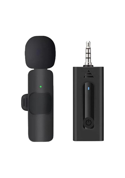 Kablosuz Yaka Mikrofonu 3.5mm Aux Pc Tablet Video Kayıt Vlog Amfi Telefon Hoparlör Mikrofon
