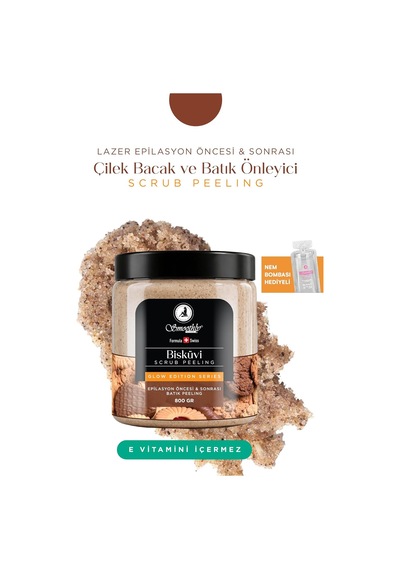 Bisküvi Aromalı Canlandırıcı &amp Yumuşatıcı El Ayak Ve Vücut Bakım Peelingi 800gr