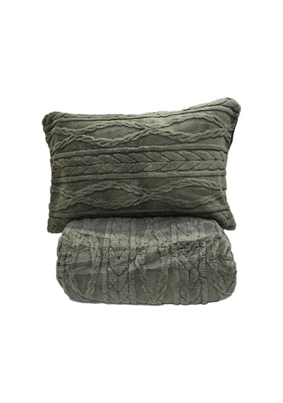 Comfort Yorgan Seti Çift Kişilik Ivy Haki Yeşil