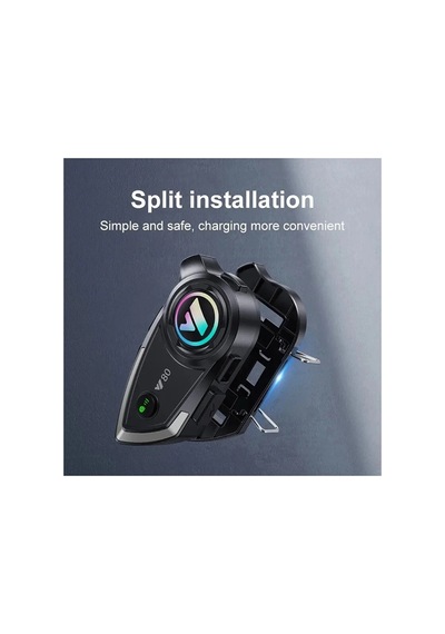 Y80 Motosiklet Kask Kulaklık Intercom Işıklı Motorsiklet Interkom 90072900