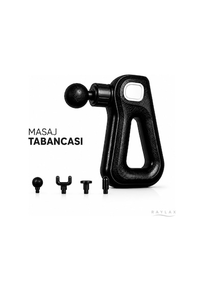 Masaj Tabancası Tireşimli Sarjlı Vurmalı Kas El Terapisi Derin Kas Gevşetici Spor Vücut Masaj Aleti