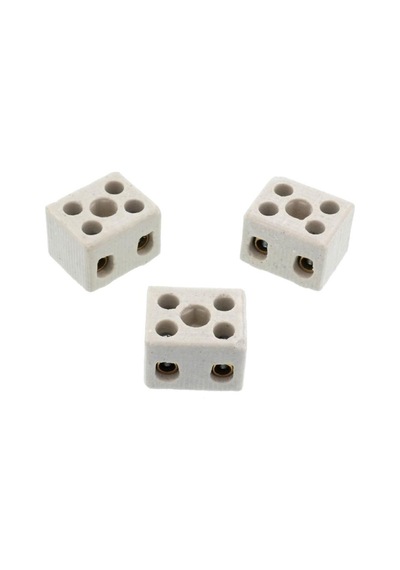 Tek-iş Porselen Klemens 2 X 4 Mm No:1 3 Adet