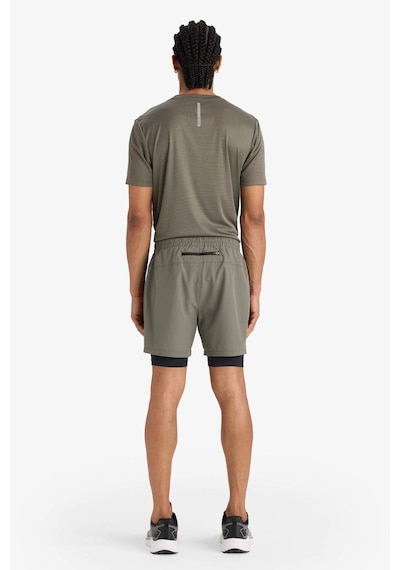 Defacto Defactofit Slim Fit Dar Kesim Sporcu İçi Taytlı Dokuma Şort F0010ax25aukh398 Haki