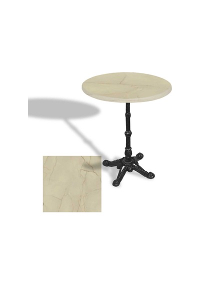 Çipa 1002 Döküm Ayak Yuvarlak Masa Çap 90cm - Werzalit, Wermodin Ve Allzalit Tabla - Golden Marble Çok Renkli Çipa 1002 Döküm Ayak Yuvarlak Masa Çap 90cm - Werzalit, Wermodin Ve Allzalit Tabla - Golden Marble Çok Renkli