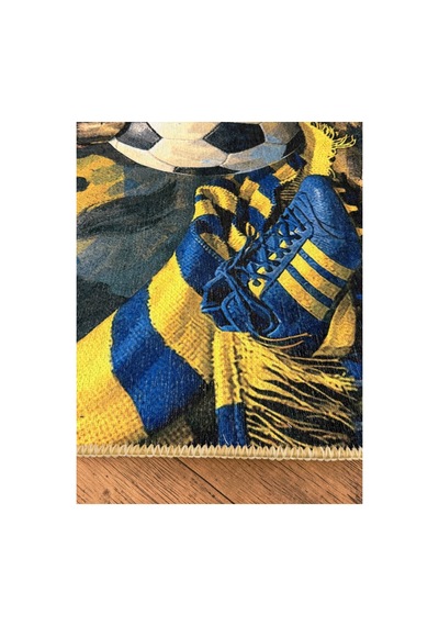 Taraftar Halısı Futbol Topu Desenli Antialerjik Kaymaz Taban Çocuk & Genç Odası Kilim Lacivert-sarı Lacivert-sarı Taraftar Halısı Futbol Topu Desenli Antialerjik Kaymaz Taban Çocuk & Genç Odası Kilim Lacivert-sarı Lacivert-sarı
