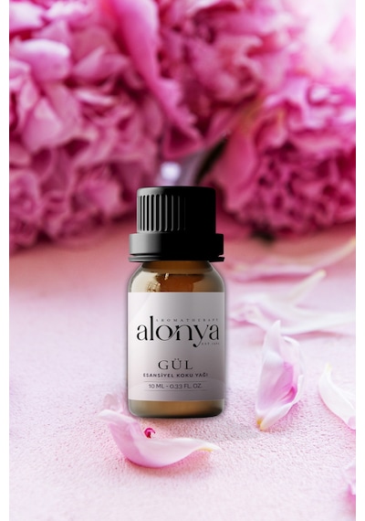 Gül Esansiyel Uçucu Koku Yağı Buhurdanlık Esansı Oda Kokusu Ve Aromaterapi Yağı 10 Ml Gül