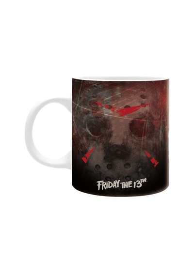 13. Cuma Jason Lives Baskılı Seramik Beyaz Kupa