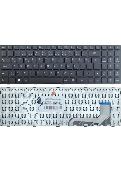 Lenovo Uyumlu ideaPad 80MJ00KYTX, 80MJ00R6TX Klavye (Siyah)