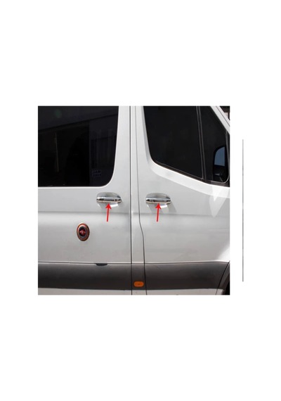 Mercedes Sprinter Kapı Kolu 2006 4 Kapı Paslanmaz Çelik 8 Parça N11.3629